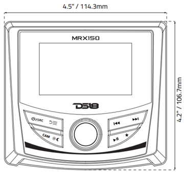 DS18 Radio MRX150
