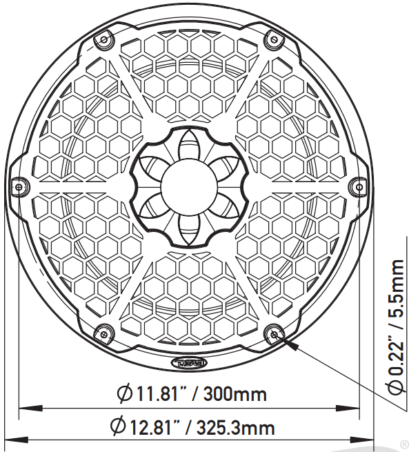 DS18 Subwoofer 12