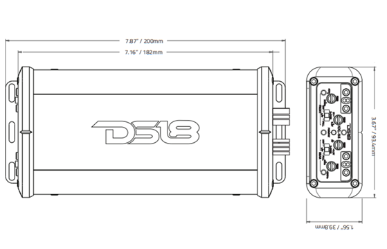 DS18 Verstärker NXL-N4 4-Kanal