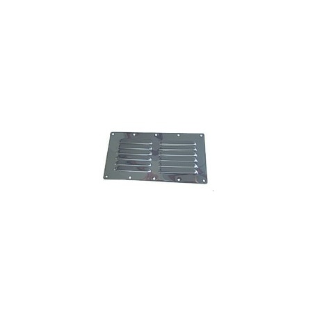 Lindemann Kiemenblech aus Edelstahl ohne Fliegengitter 128 x 66 mm Lindemann Kiemenblech aus Edelstahl ohne Fliegengitter 128 x 66 mm