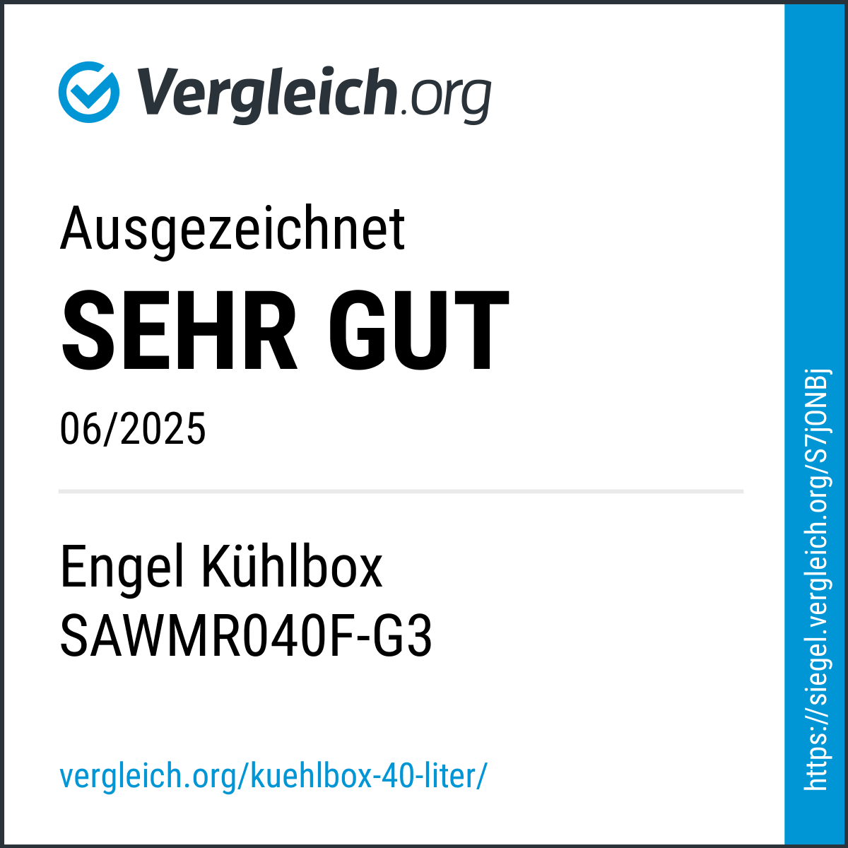 ENGEL Kühlbox MR 040F-G3 inkl. 3 + 2 Jahre Garantie
