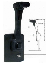 Teleflex Einhebelfernbedienung B80/L mit Sicherheitsschaltsperre