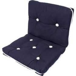 Kapok Kissen Sitzkissen doppelt navy 39010 001 00