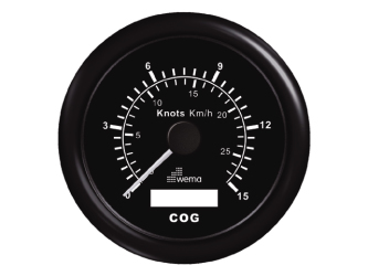wema GPS-Speedo Tachometer 30kn/54km 21352120