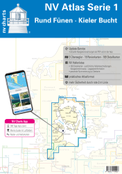 NV Charts Atlas Serie 1, Rund Fünen - Kieler Bucht 2024 1701