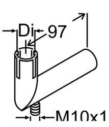 Webasto Kruemmer D24 Edelstahl, mit Kondensatablauf 1320378A