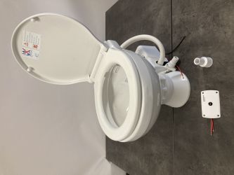 Allpa AquaT Elektrische Yacht Toilette 12 Volt Standard Becken *AKTION* 66804743501