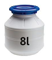 Allpa Wasserdichtes Weithalsfass 8 Liter 486582