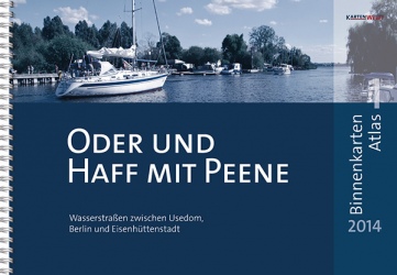 Kartenwerft BINNENKARTEN ATLAS 1 Oder und Haff mit Peene 