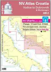 NV Charts Atlas Kroatien HR 2 - Vodice to Dubrovnik & Montenegro 2025 9982