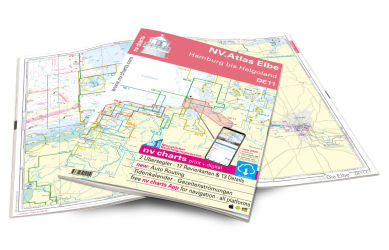 NV Charts DE 11 - NV.Atlas Elbe - Helgoland bis Hamburg 2025 9824