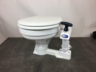 Jabsco Bordtoilette Yachttoilette manuell groß wood Seat