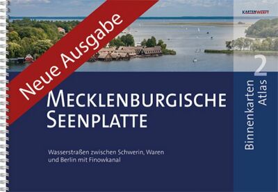 Kartenwerft BINNENKARTEN ATLAS 2 Mecklenburgische Seenplatte  10299