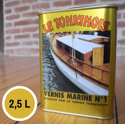 Le Tonkinois Marine No.1 Bootslack farblos 2,5 Liter  13347