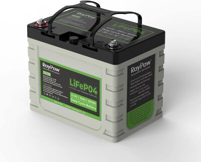 RoyPow LiFePO4 Lithium-Batterie 12V 30Ah 567610