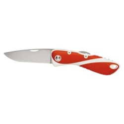 Wichard AQUATERRA Messer mit glatter Klinge und Korkenzieher rot 34735 001 55