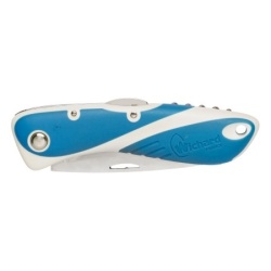 Wichard AQUATERRA Messer mit glatter Klinge und Korkenzieher blau SR10156
