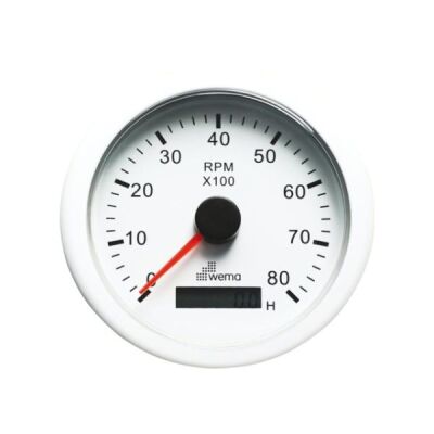 Wema Anzeige DZM 8000U B-Stunden weiß 21352053