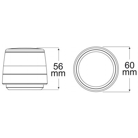 Hella Marine NaviLED360 Compact ANKERLATERNE Gehäuse schwarz