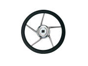Ultraflex Steuerrad - UFLEX - V01 Edelstahl PU-schwarz