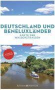 Delius Klasing Karte der Wasserstraßen: Deutschland und Beneluxländer