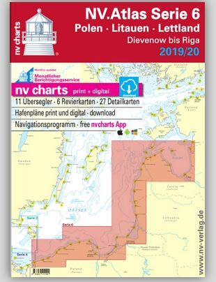 NV Charts Serie 6 - Polen - Litauen - Lettland Editon 2022