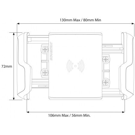 ROKK Wireless Nano SC-CW-11F