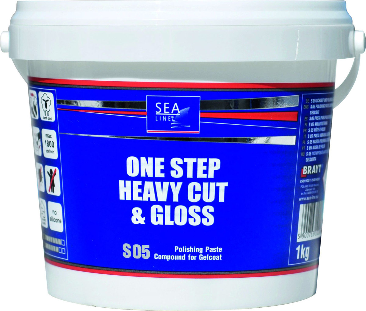 Sea-Line S05 Polierpaste ONE STEP Heavy Cut & Gloss 1kg