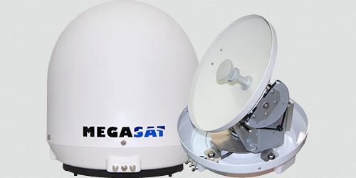 Megasat Seaman 37 Sat-Antenne mit Single LNB und autom. Positionierer 
