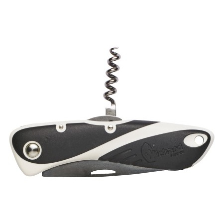 Wichard AQUATERRA Messer mit glatter Klinge und Korkenzieher schwarz Wichard AQUATERRA Messer mit glatter Klinge und Korkenzieher schwarz