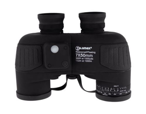 Fernglas 7x50 Deluxe mit Kompass inkl. Tasche