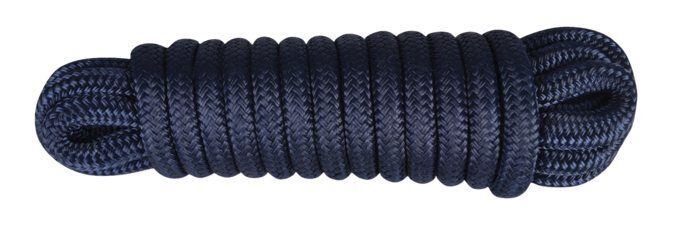 Talamex Festmacher PES geflochten mit Augspleiß+Takling navy 10mm 5m