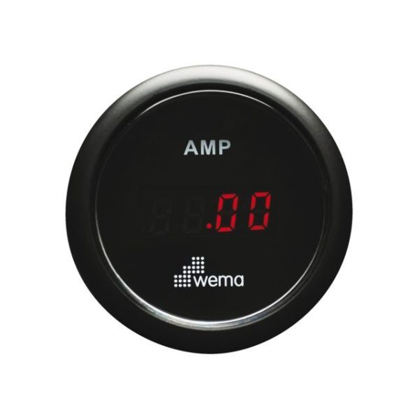 Wema Anzeige Amperemeter Kit schwarz Wema Anzeige Amperemeter Kit schwarz