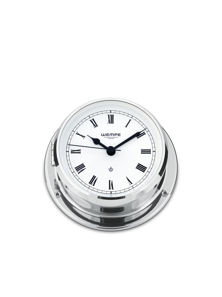 Wempe Skiff Uhr chrom 110 mm